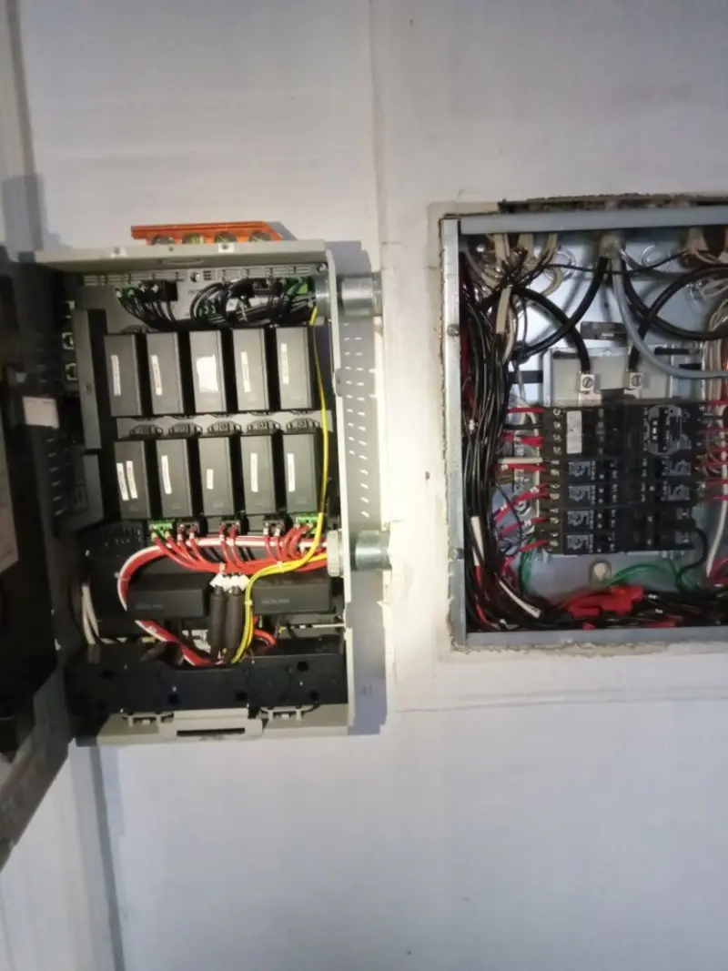 Electrical panel upgrade completed for Indoor Lighting Installation in Sherman